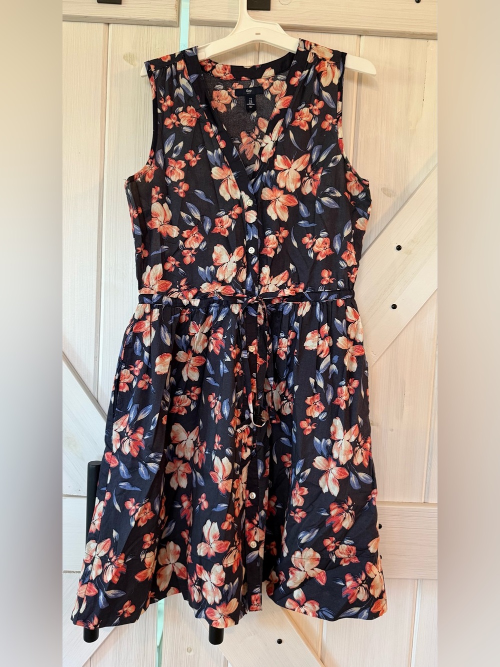 🌺 GAP FLORAL DRESS WITH TIE